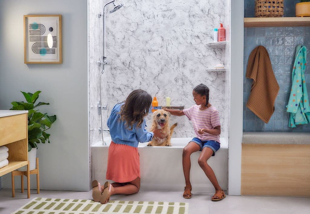 Shower-To-Tub Conversion