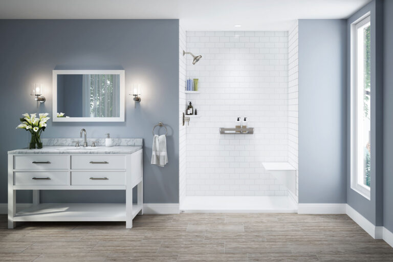 white bathroom remodel after learning Factors to Consider When Hiring a Bathtub Remodel Company in Charlotte, NC